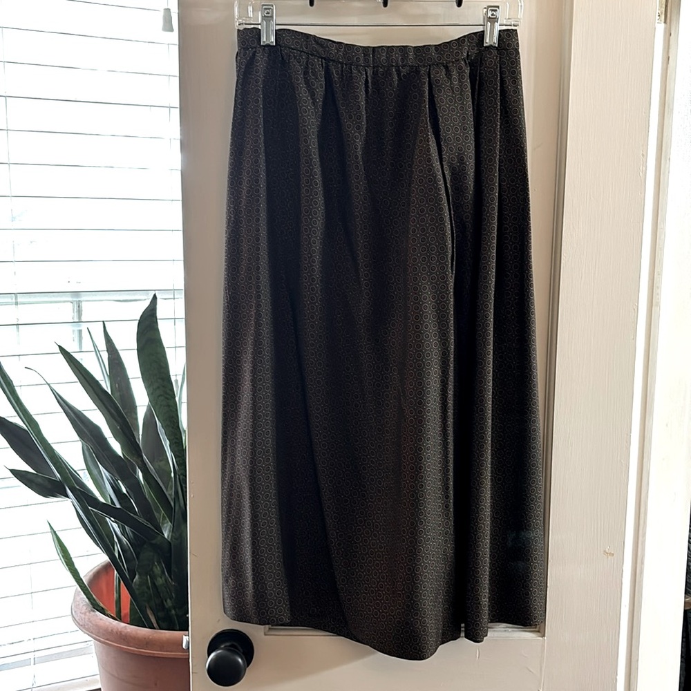 Lovely Vintage Silk Print Skirt